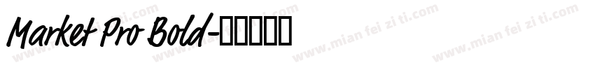 Market Pro Bold字体转换